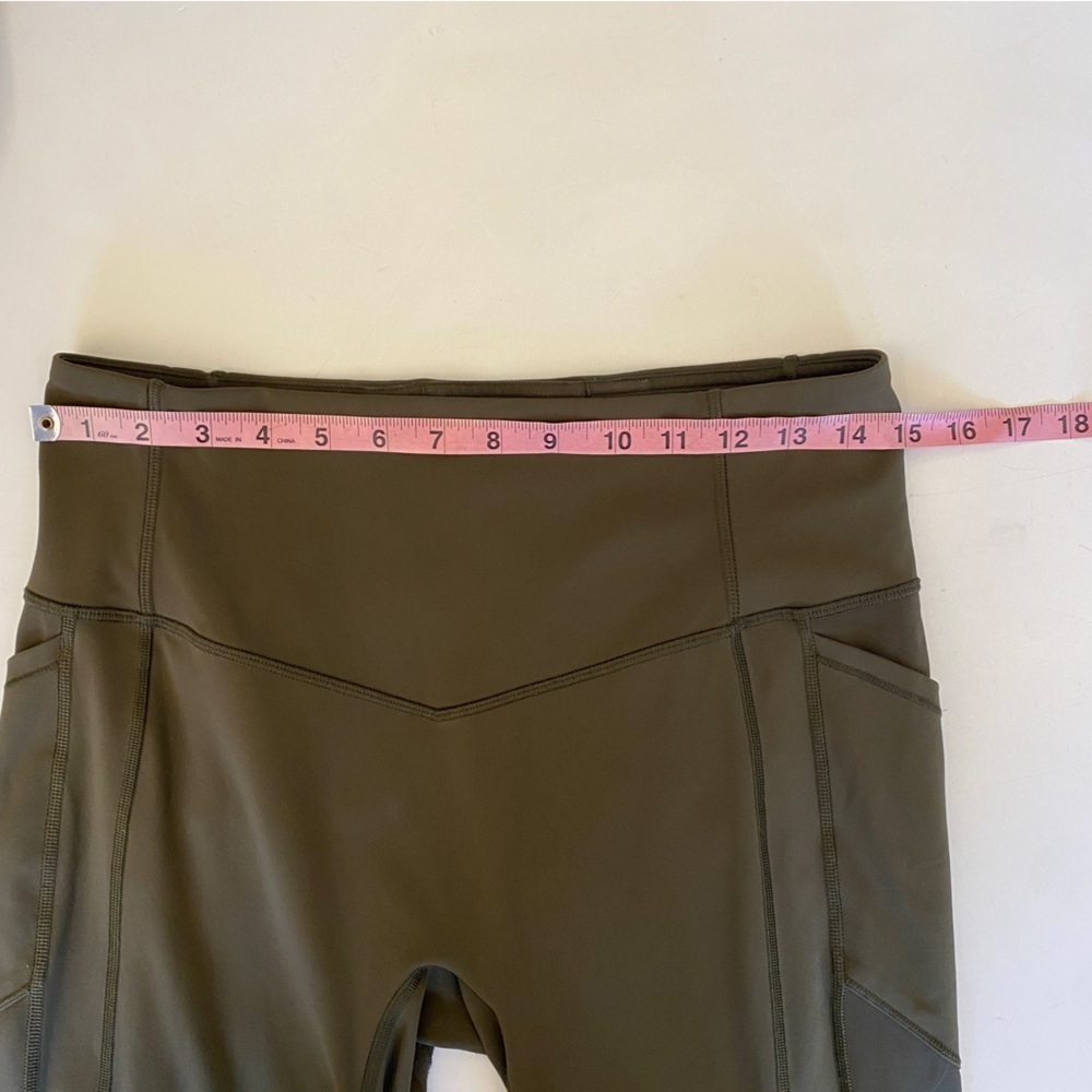 Lululemon || All The Right Places Crop 23” Sage Green 10‎ - Picture 7 of 10